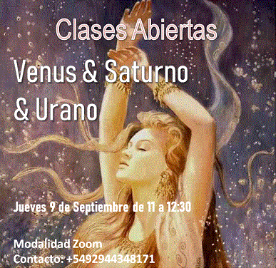 Venus en aspecto con Saturno y Urano